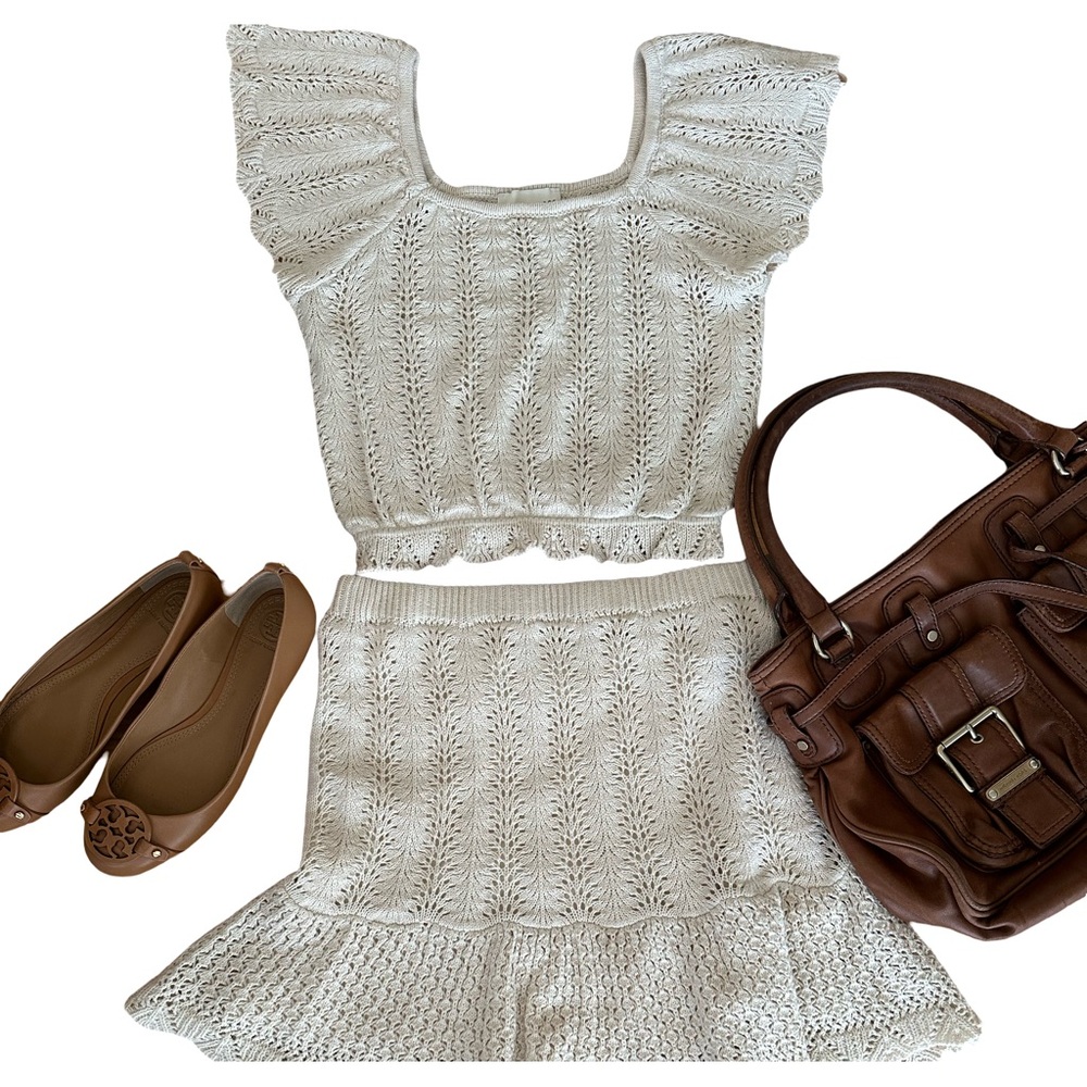 Cream Knit Set - Picture 2 of 7